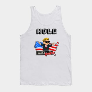 Hold Wall Street bets Tank Top